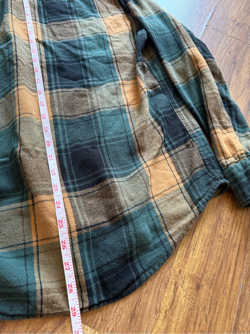 Sonoma Teal & Yellow Plaid Button-Down Shirt - Picture 12 of 12